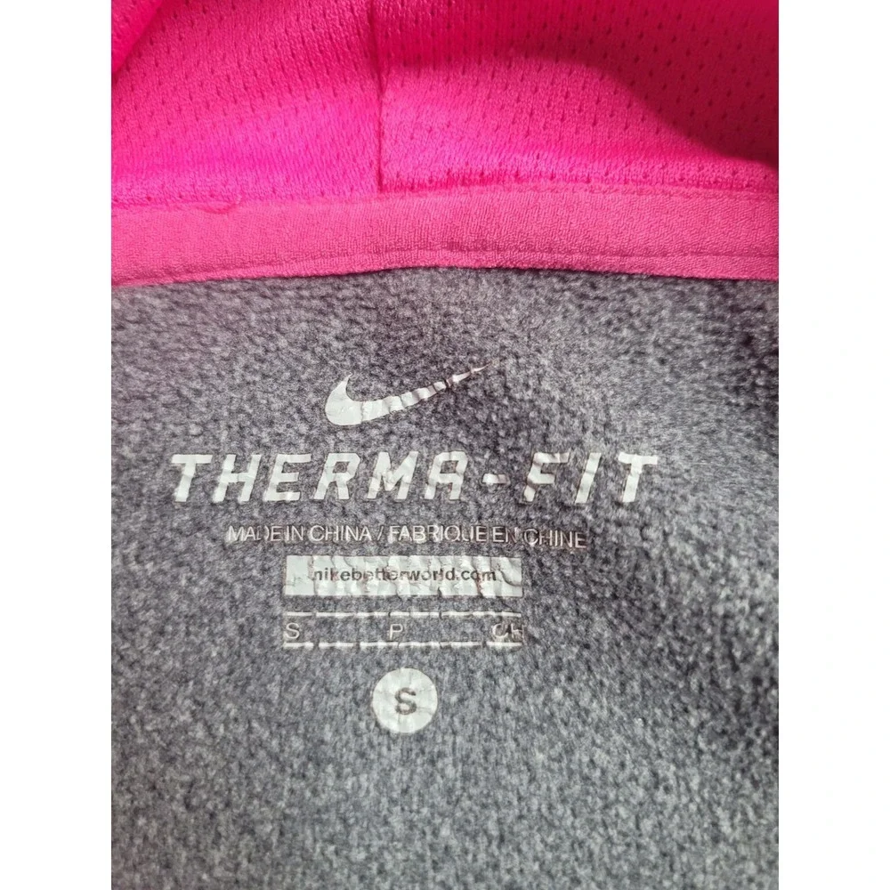 Nike‎ Therma Fit Hoodie Gray Pink Women's Small